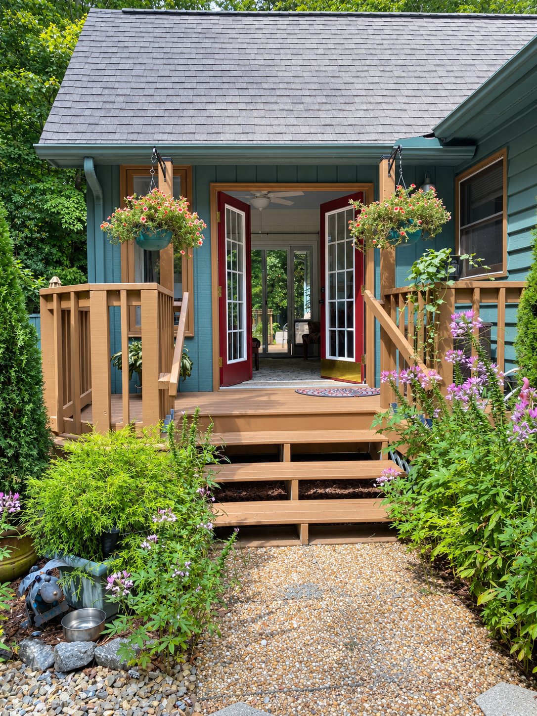 2698 Connestee Trail, Brevard, NC, front entrance and porch